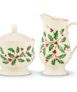 Lenox Dinnerware Holiday Sugar & Creamer Set