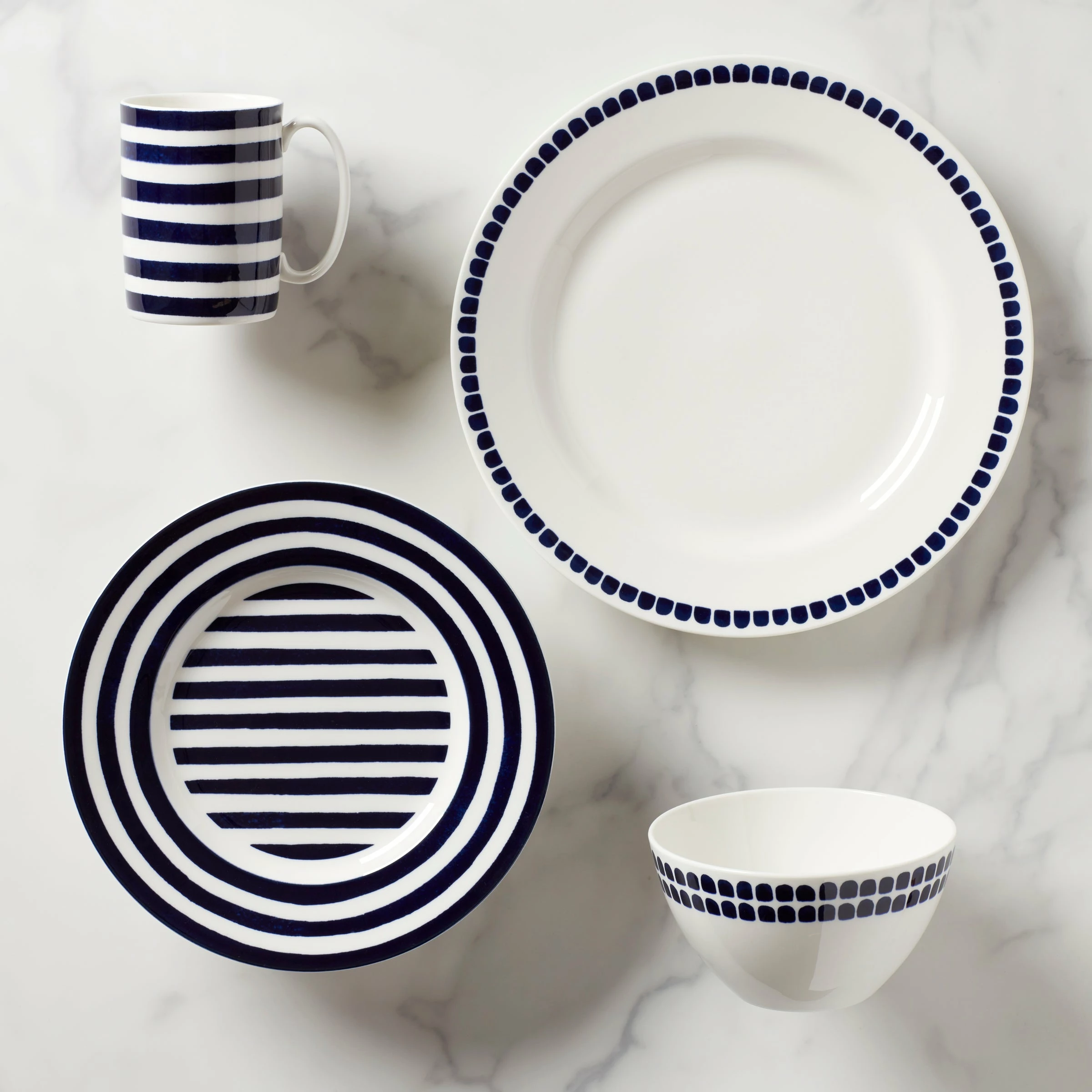 Kate Spade Charlotte Street North 4-piece Place Setting Dinnerware
