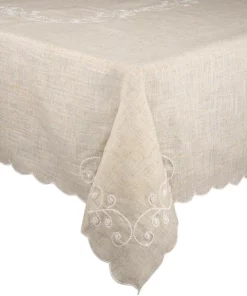 Lenox Table Linens French Perle 60" X 102" Tablecloth