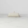 Lenox French Perle White™ Covered Butter Dish
