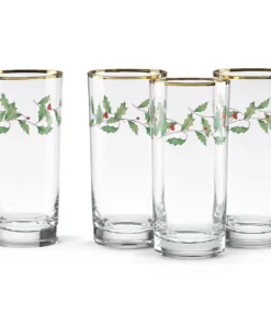Lenox Drinkware Holiday™ 4-piece Highball Glass Set