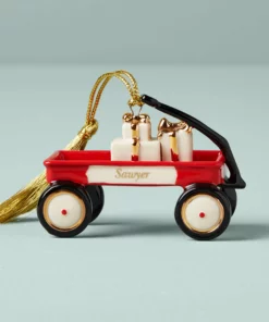 Lenox Personalized Ornaments My Little Red Wagon Ornament