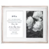 Kate Spade Rosy Glow™ Double 5" X 7" Frame