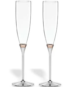 Kate Spade Rosy Glow™ 2-piece Champagne Flute Set