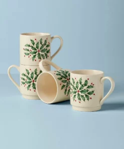 Lenox Hosting The Holidays™ 4pc Stackable Mug Set Dinnerware