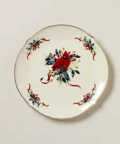Lenox Winter Greetings Round Serving Platter Dinnerware
