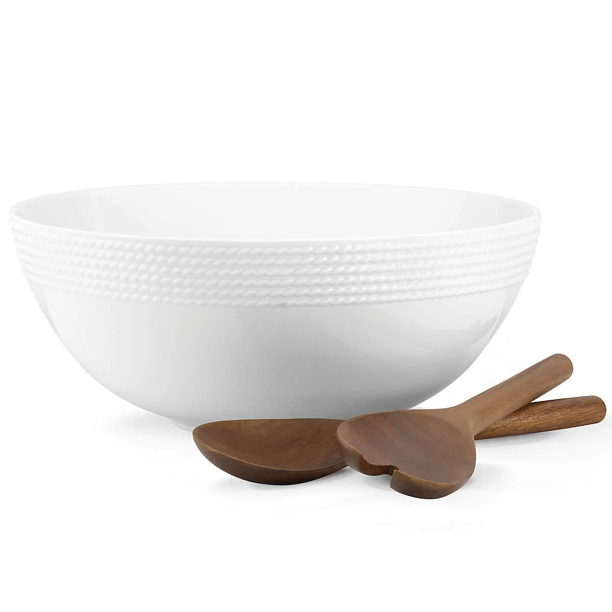 Kate Spade Wickford™ Salad Set With Wood Servers Dinnerware