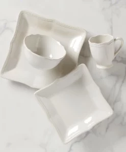 Lenox French Perle Bead Square Place Setting Dinnerware