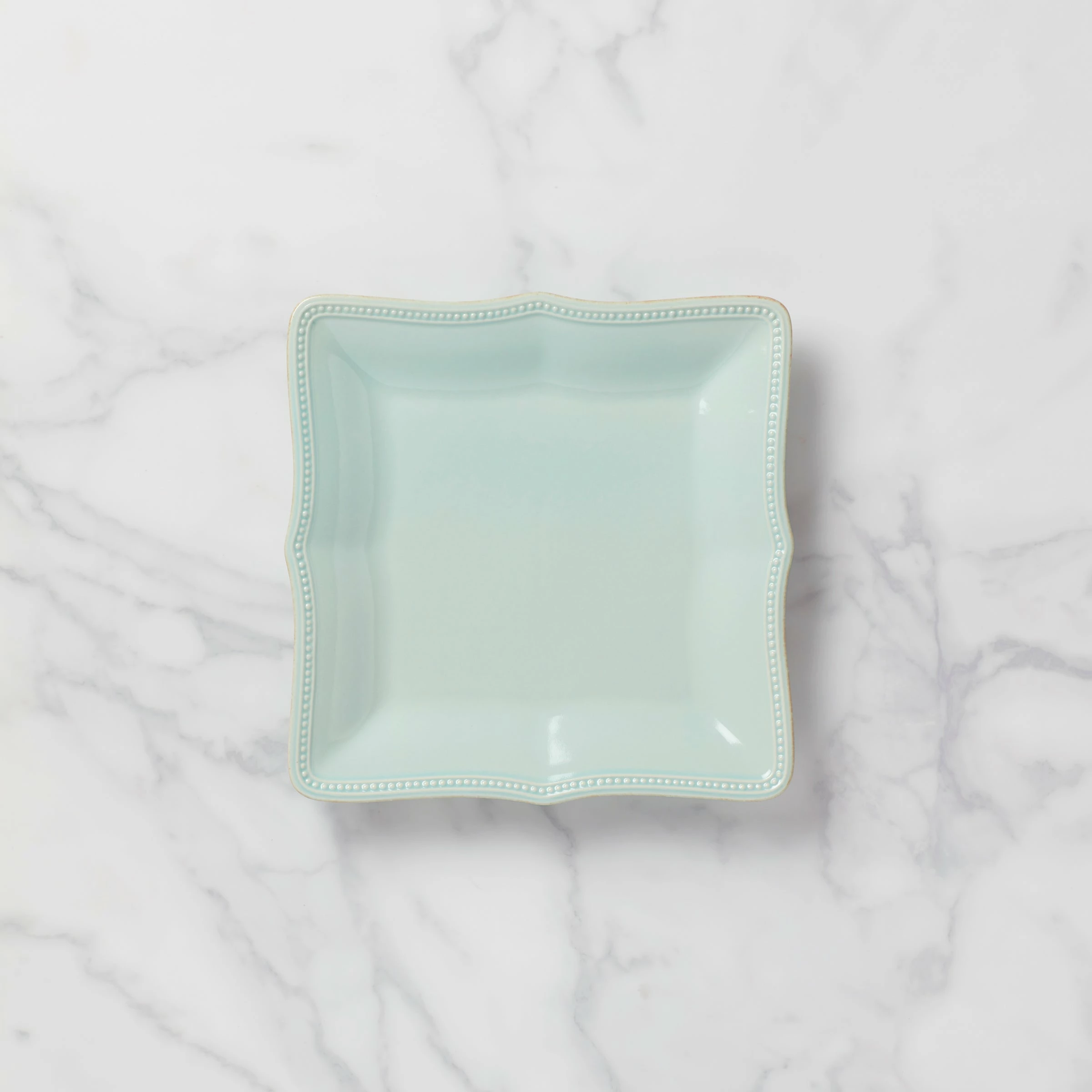 Lenox French Perle Bead ™ Square Dinner Plate Dinnerware