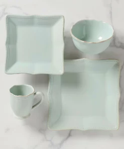 Lenox French Perle Bead Square Place Setting Dinnerware