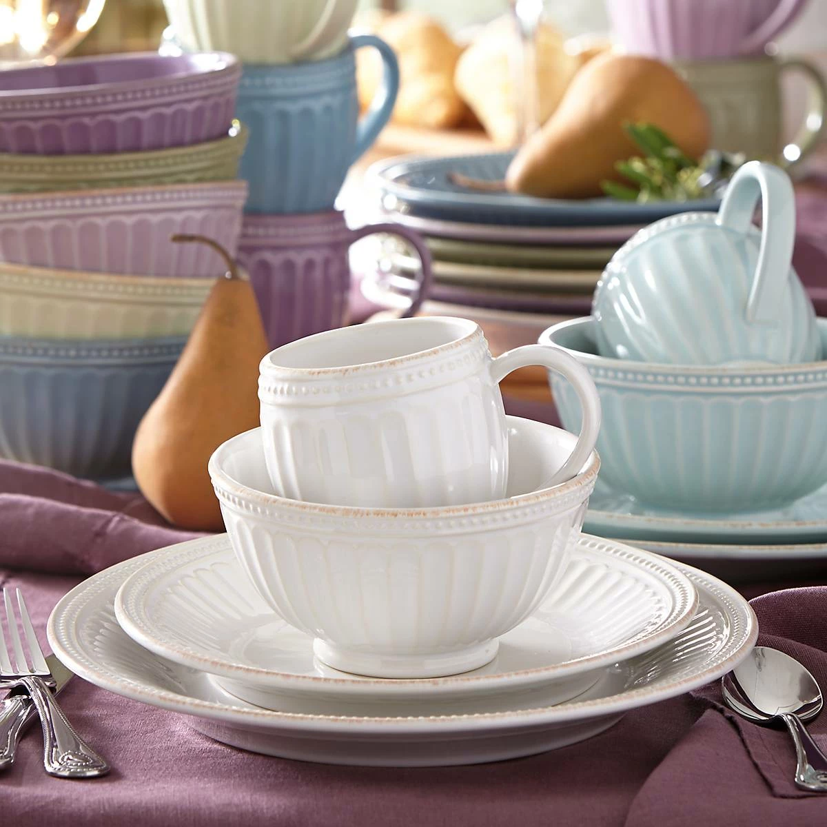 Lenox French Perle Groove ™ Mug Dinnerware