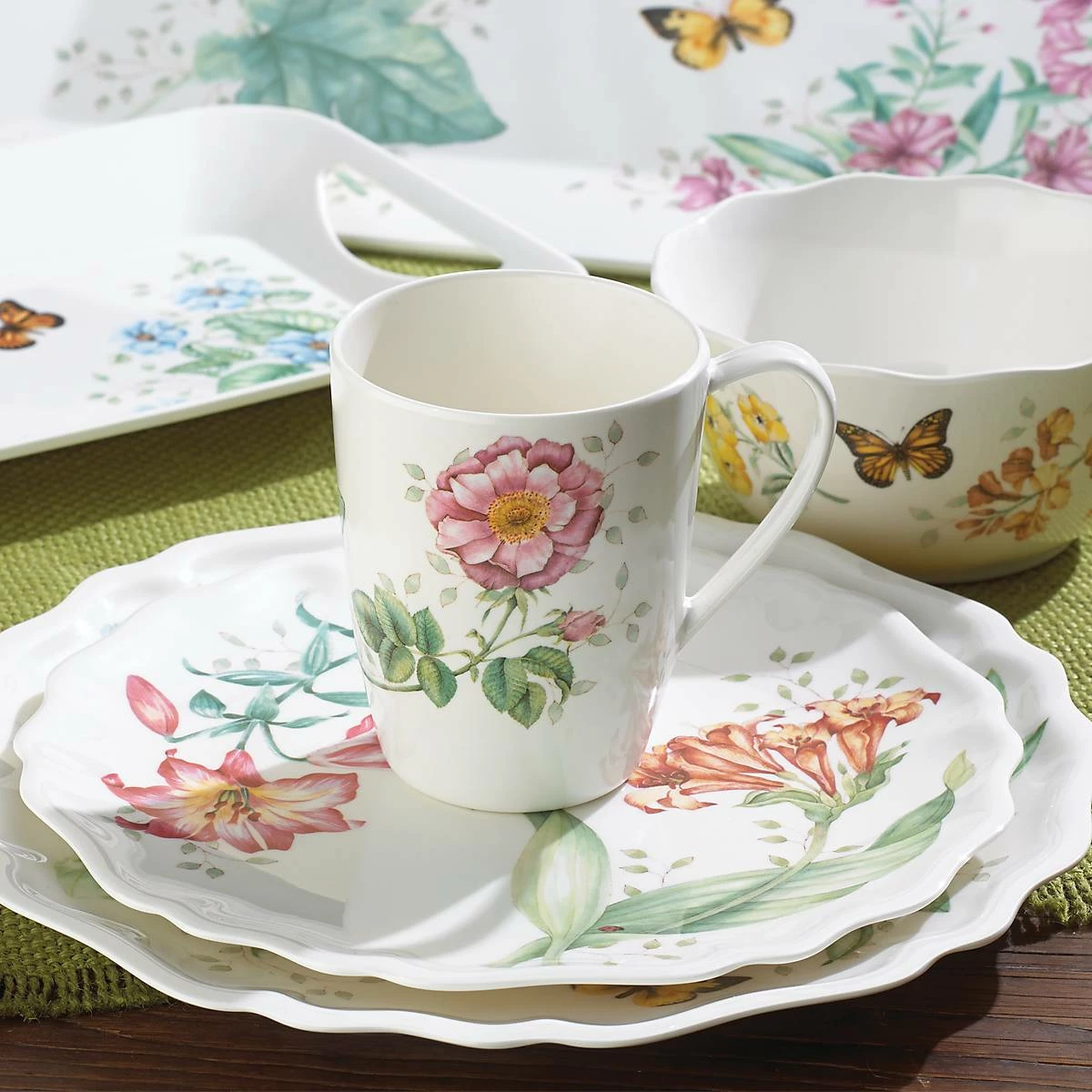 Lenox Butterfly Meadow Melamine® Salad Plate
