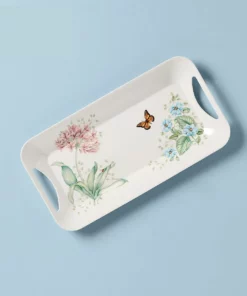 Lenox Butterfly Meadow Melamine Hors D'oeuvres Tray Dinnerware