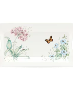Lenox Butterfly Meadow Melamine Hors D'oeuvres Tray Dinnerware