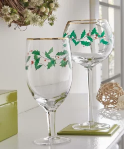 Lenox Holiday 4-Piece Wine Glass Set