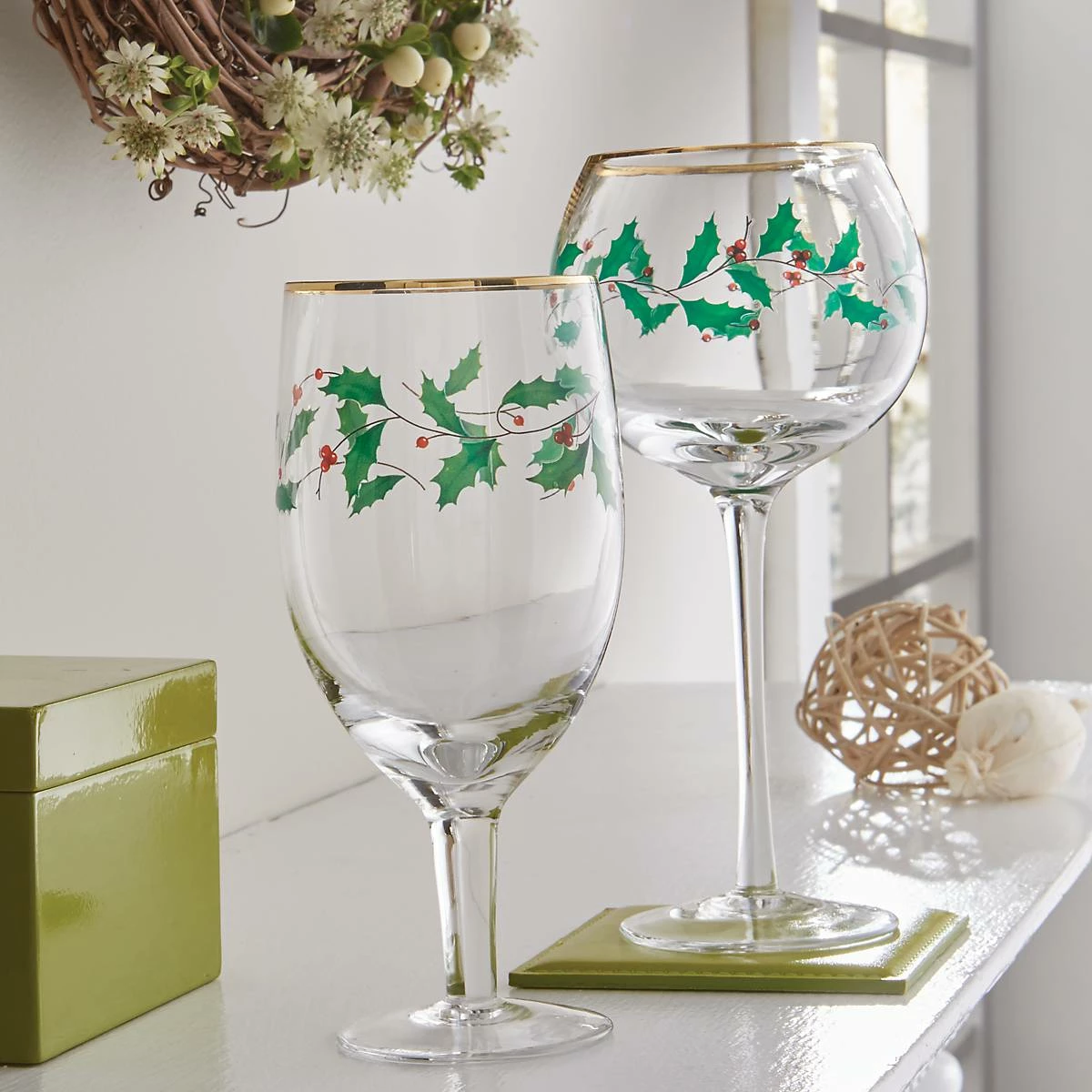 Lenox Holiday 4-Piece Wine Glass Set