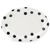 Kate Spade Deco Dot™ 14" Oval Serving Platter