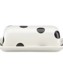 Kate Spade Deco Dot™ Covered Butter Dish