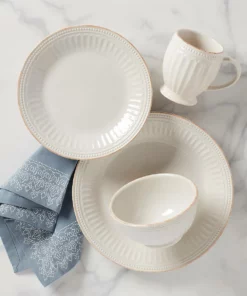 Lenox French Perle Groove 4-piece Place Setting Dinnerware