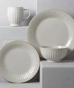 Lenox French Perle Groove 4-piece Place Setting Dinnerware