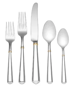 Kate Spade Todd Hill Gold 5-Piece Flatware Set