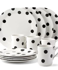 Kate Spade Deco Dot™ 12-piece Dinnerware Set