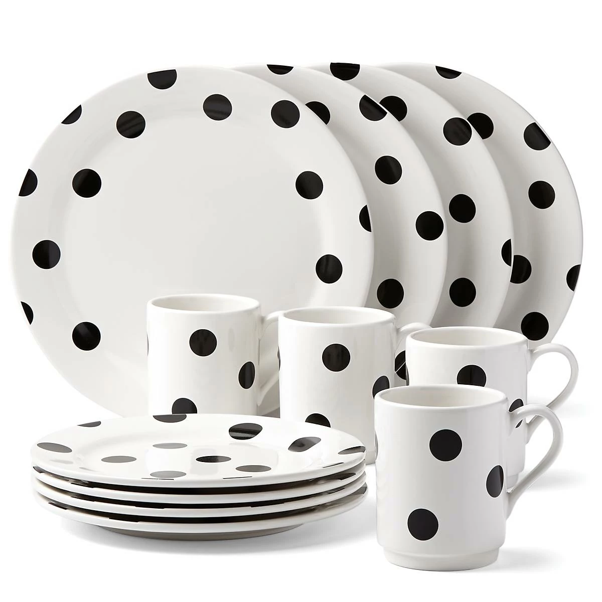 Kate Spade Deco Dotâ„¢ 12-piece Dinnerware Set