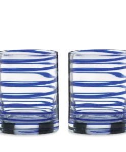 Kate Spade Charlotte Street Double Old Fashioned Glass Set