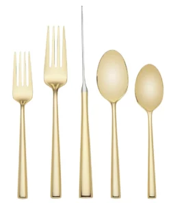 Kate Spade Malmo Gold 5-Piece Flatware Set
