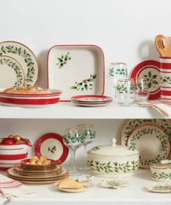 Lenox Dinnerware Hosting The Holidays Cheese Plate & Knife Set