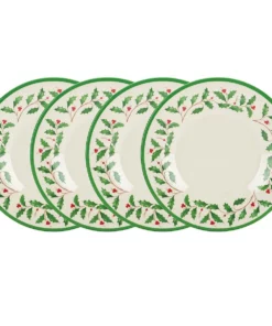 Lenox Dinnerware Holiday™ 4-piece Melamine Accent Plate Set