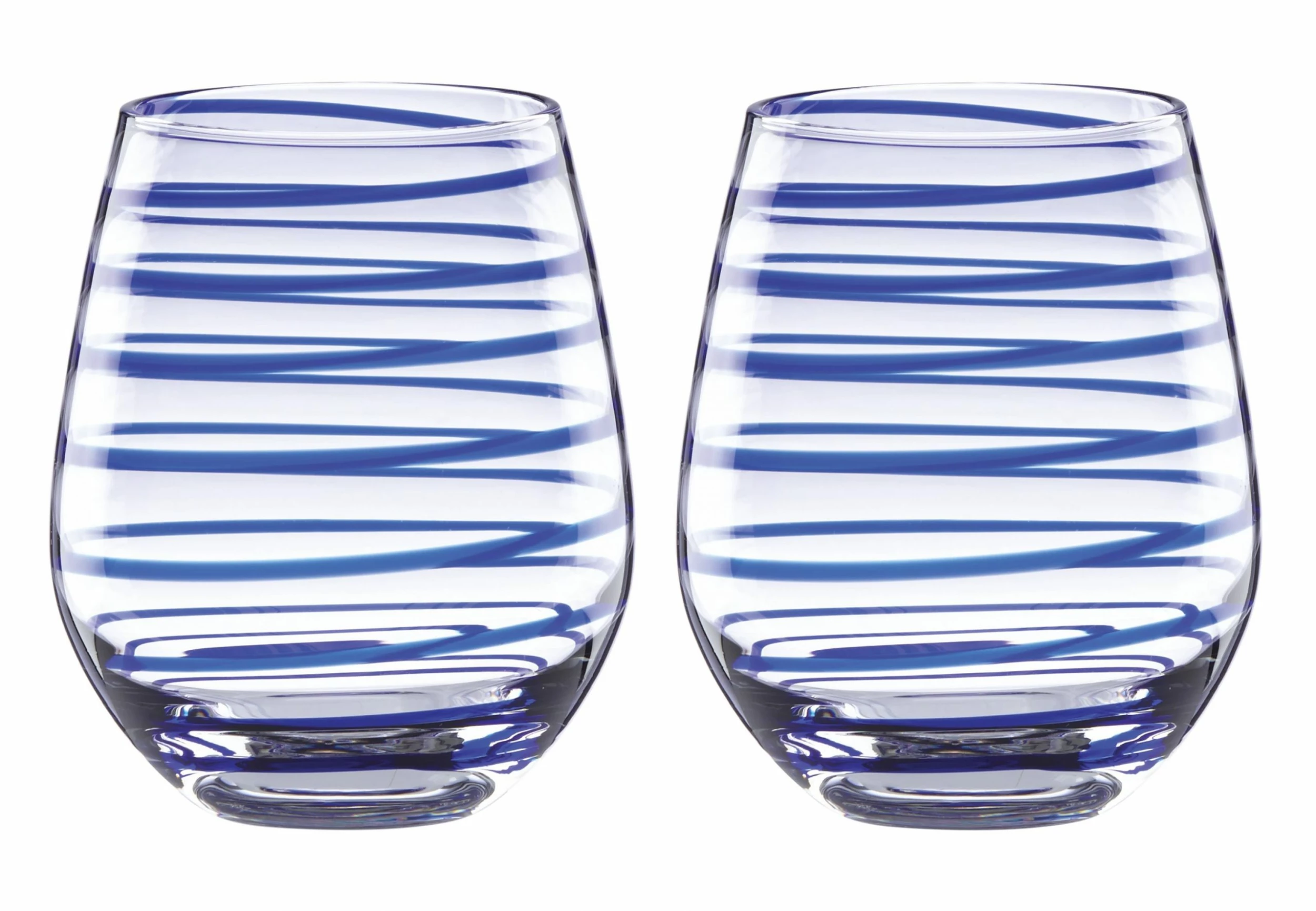 Kate Spade Charlotte Street 2-Piece Stemless Wine Glass Set