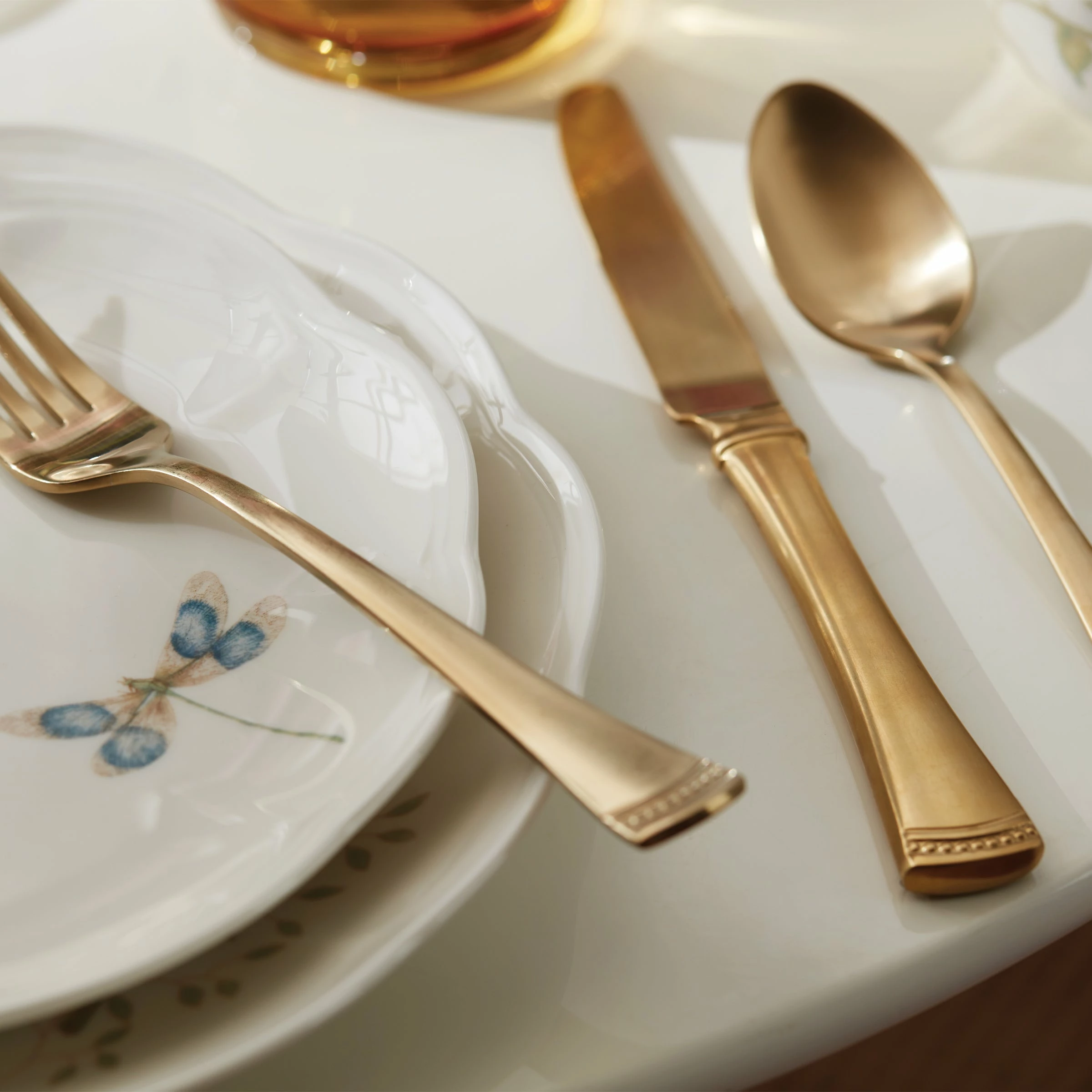 Lenox Portola Gold 20-Piece Flatware Set
