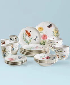Lenox Butterfly Meadow 28-Piece Dinnerware Set