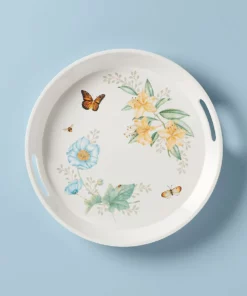 Lenox Butterfly Meadow Melamine® Round Tray Dinnerware