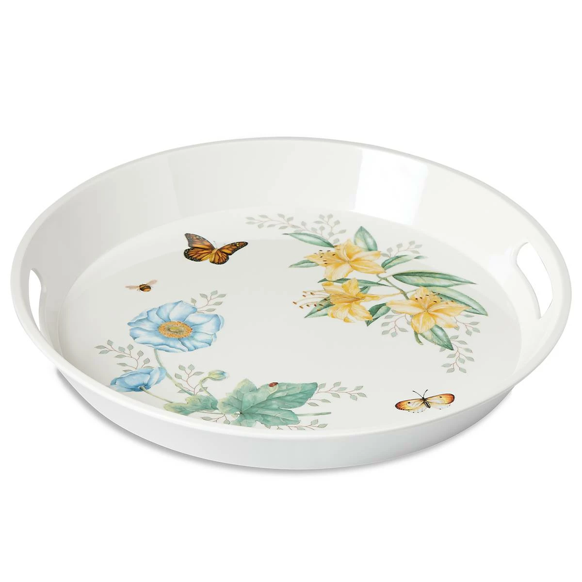 Lenox Butterfly Meadow MelamineĀ® Round Tray Dinnerware