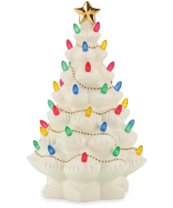 Lenox Décor Treasured Traditions Ivory Light-Up Tree Figurine