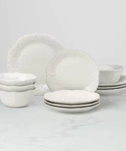 Lenox French Perle White™ 12-piece Dinnerware Set