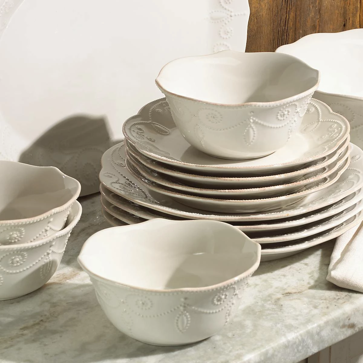 Lenox French Perle White™ 12-piece Dinnerware Set