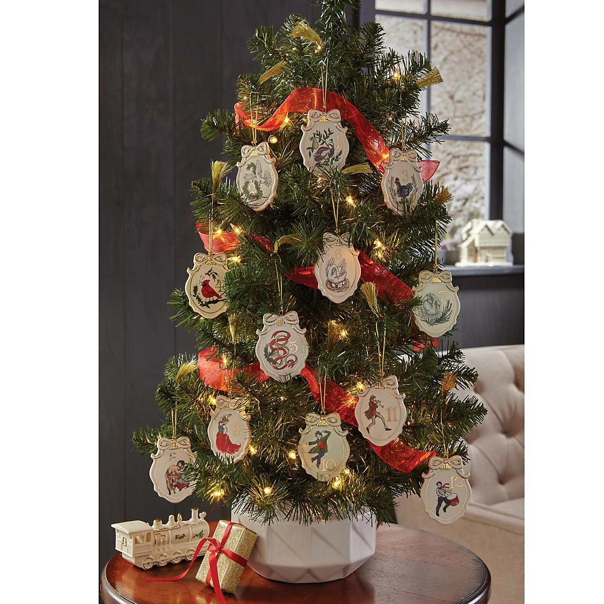 Lenox Twelve Days Of Christmas 12-piece Ornament Set Ornament Trees