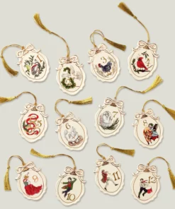 Lenox Twelve Days Of Christmas 12-piece Ornament Set Ornament Trees