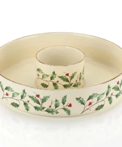 Lenox Holiday Chip & Dip Set