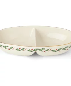 Lenox Holiday Divided Bowl