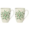 Lenox Hosting The Holidays™ 2-piece Holly Mug Set