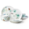 Lenox Butterfly Meadow Turquoise 12-pc Dinnerware Set