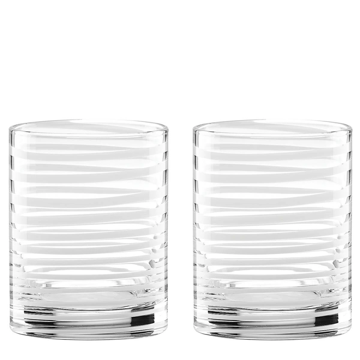 Kate Spade Charlotte Street Double Old Fashioned Glass Set