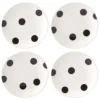 Kate Spade Dinnerware Deco Dot™ 4-piece Tidbit Plate Set