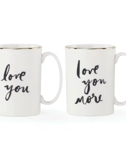 Kate Spade Bridal Party "Love You" And "Love You More" Mugs