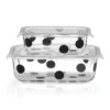 Kate Spade Kitchen Deco Dot™ 2pc Rectangular Food Storage Set