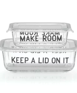 Kate Spade Kitchen All In Good Taste 4pc Rectangular Food Storage Set